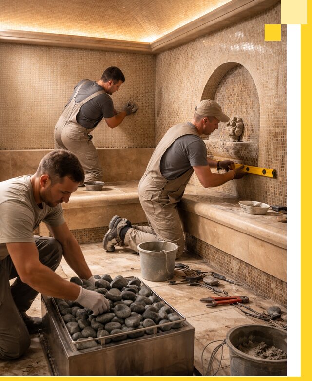 Проектирование и строительство хамама и сауны в Партизанске