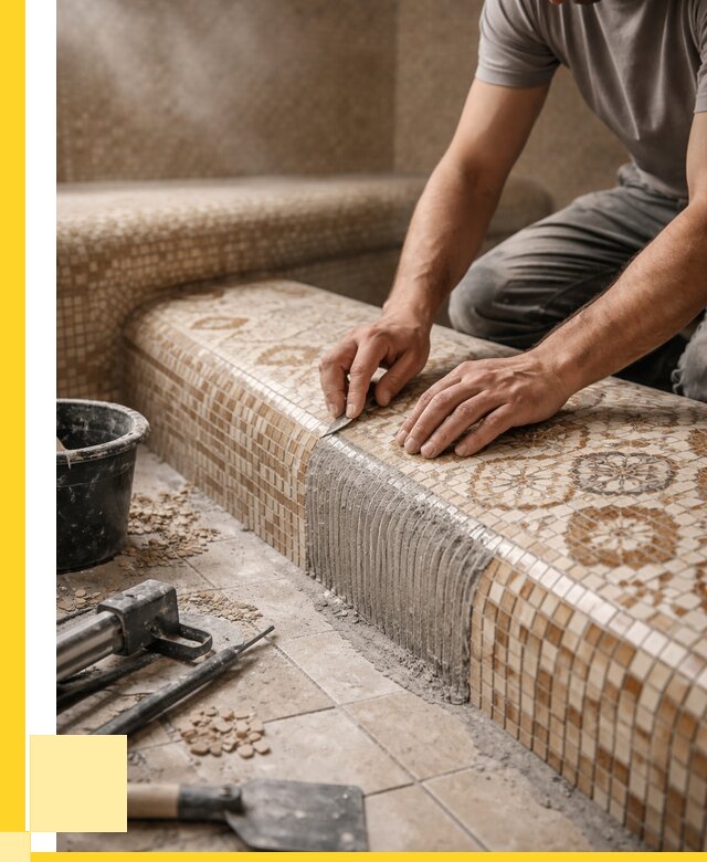 Плитка для хамама под ключ в Партизанске от 3757 р. | ЭриданПрт